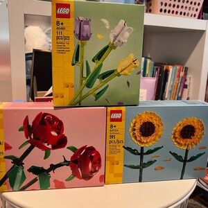 LEGO Flower Set 40460&40461&40524